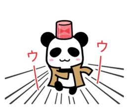 Panda detective sticker #8374624