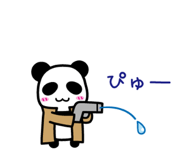 Panda detective sticker #8374642