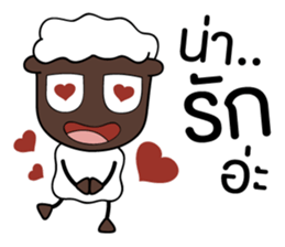 SHEEPY black face sheep sticker #8374782