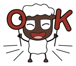 SHEEPY black face sheep sticker #8374783