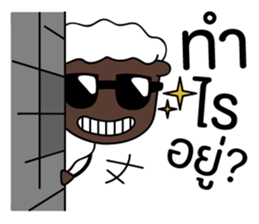 SHEEPY black face sheep sticker #8374785