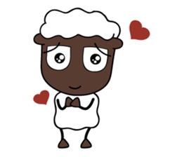 SHEEPY black face sheep sticker #8374796