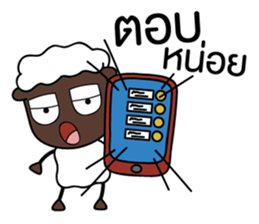 SHEEPY black face sheep sticker #8374800