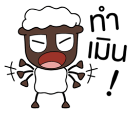 SHEEPY black face sheep sticker #8374801