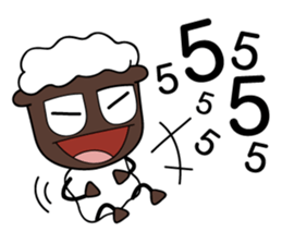 SHEEPY black face sheep sticker #8374805