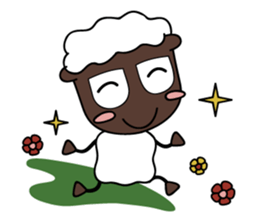 SHEEPY black face sheep sticker #8374812