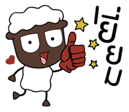 SHEEPY black face sheep sticker #8374814