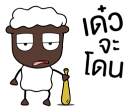 SHEEPY black face sheep sticker #8374815