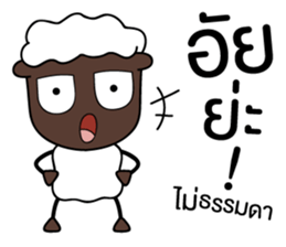 SHEEPY black face sheep sticker #8374818