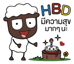 SHEEPY black face sheep sticker #8374819