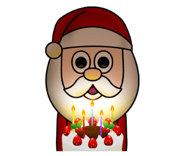 Santa Claus Merry Christmas sticker #8375109