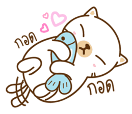 MUMU :frowning faced cat but very lovely sticker #8375153