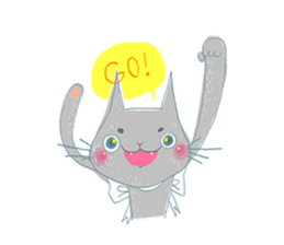 Erwin Schrodinger's Cat sticker #8375421