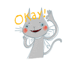 Erwin Schrodinger's Cat sticker #8375424