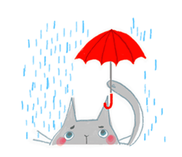 Erwin Schrodinger's Cat sticker #8375429