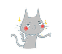 Erwin Schrodinger's Cat sticker #8375430