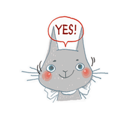 Erwin Schrodinger's Cat sticker #8375434