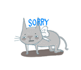 Erwin Schrodinger's Cat sticker #8375435