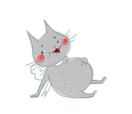 Erwin Schrodinger's Cat sticker #8375438