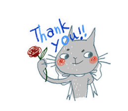 Erwin Schrodinger's Cat sticker #8375445