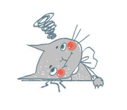 Erwin Schrodinger's Cat sticker #8375447