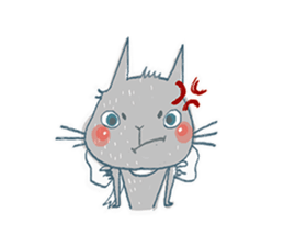 Erwin Schrodinger's Cat sticker #8375450