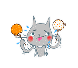 Erwin Schrodinger's Cat sticker #8375457