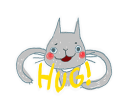 Erwin Schrodinger's Cat sticker #8375459