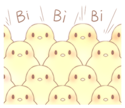 Cotton chick sticker #8375587