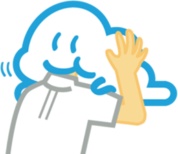 Cloud has a name sticker #8375654