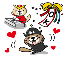 Rakko-san Heroes version sticker #8375755