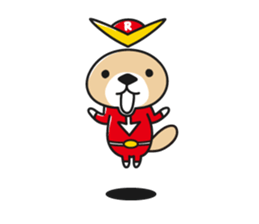 Rakko-san Heroes version sticker #8375771