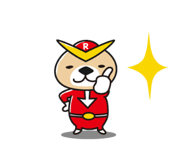 Rakko-san Heroes version sticker #8375774