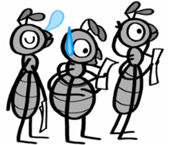 Ants!<Health first> sticker #8375826