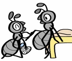 Ants!<Health first> sticker #8375852