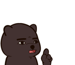 black bear? sticker #8376078