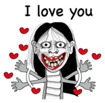 Snake woman English version sticker #8376102