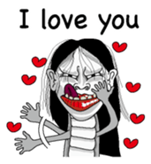 Snake woman English version sticker #8376111