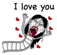 Snake woman English version sticker #8376112