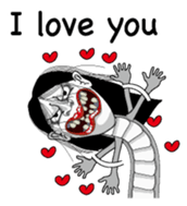 Snake woman English version sticker #8376113