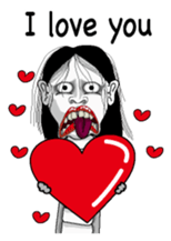 Snake woman English version sticker #8376114