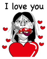 Snake woman English version sticker #8376127