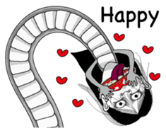 Snake woman English version sticker #8376129