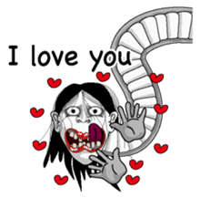 Snake woman English version sticker #8376137