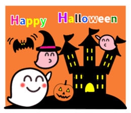 Halloween&message sticker #8376820
