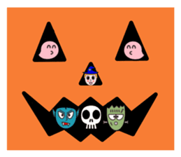 Halloween&message sticker #8376828