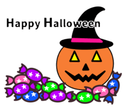 Halloween&message sticker #8376829