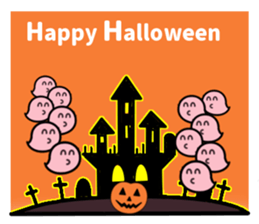Halloween&message sticker #8376830