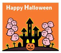 Halloween&message sticker #8376830