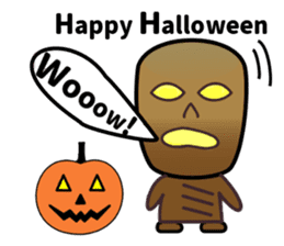 Halloween&message sticker #8376831